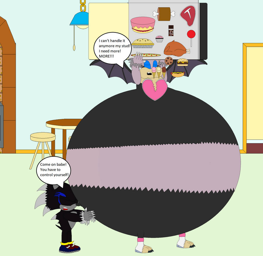 Obese Rbat Fat Rouge the Werebat (2 of 3) by Andrew3382 on DeviantArt