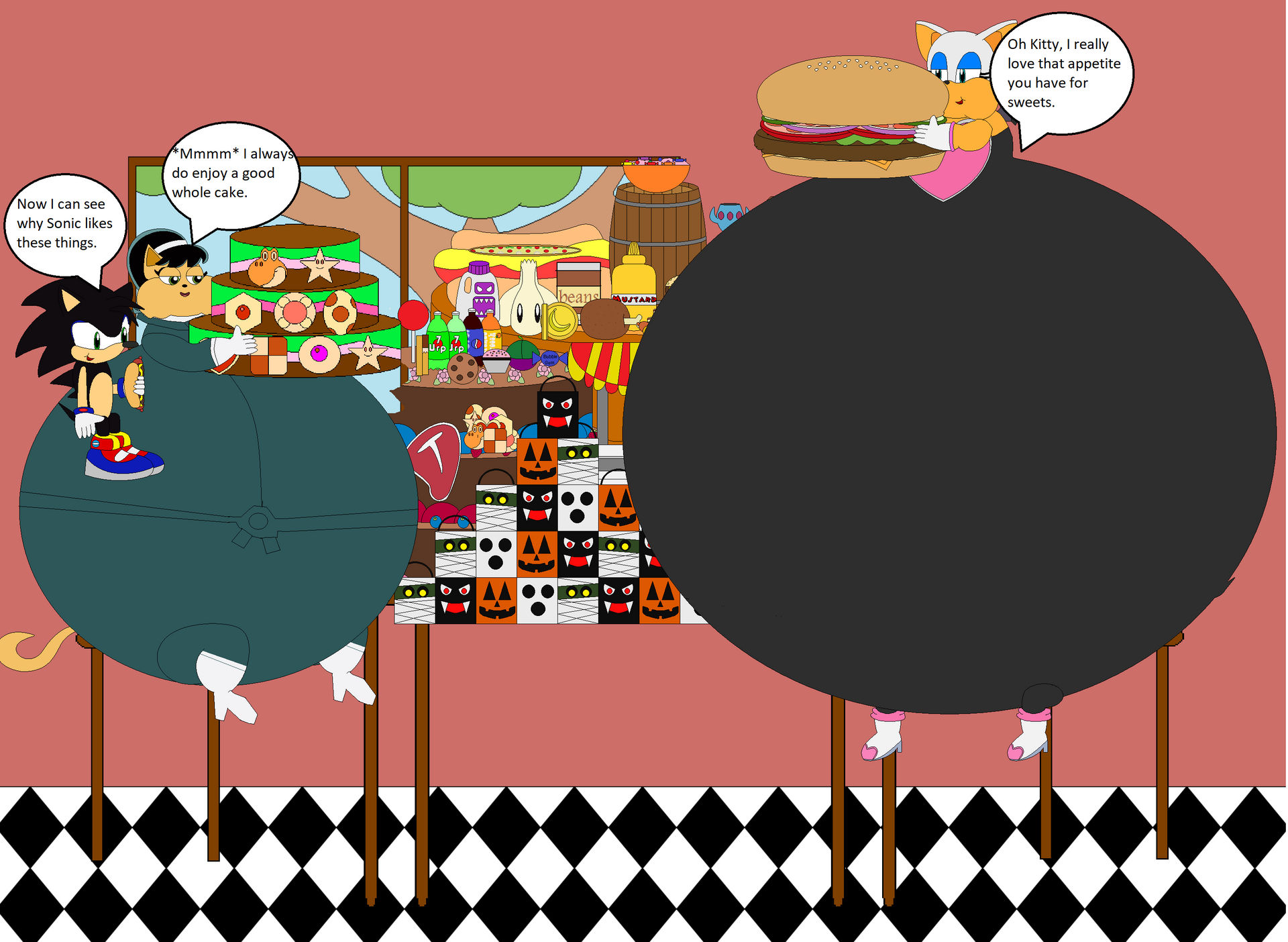 A Fat Cat and Bat (2 of 3) by AndrewMachina on DeviantArt