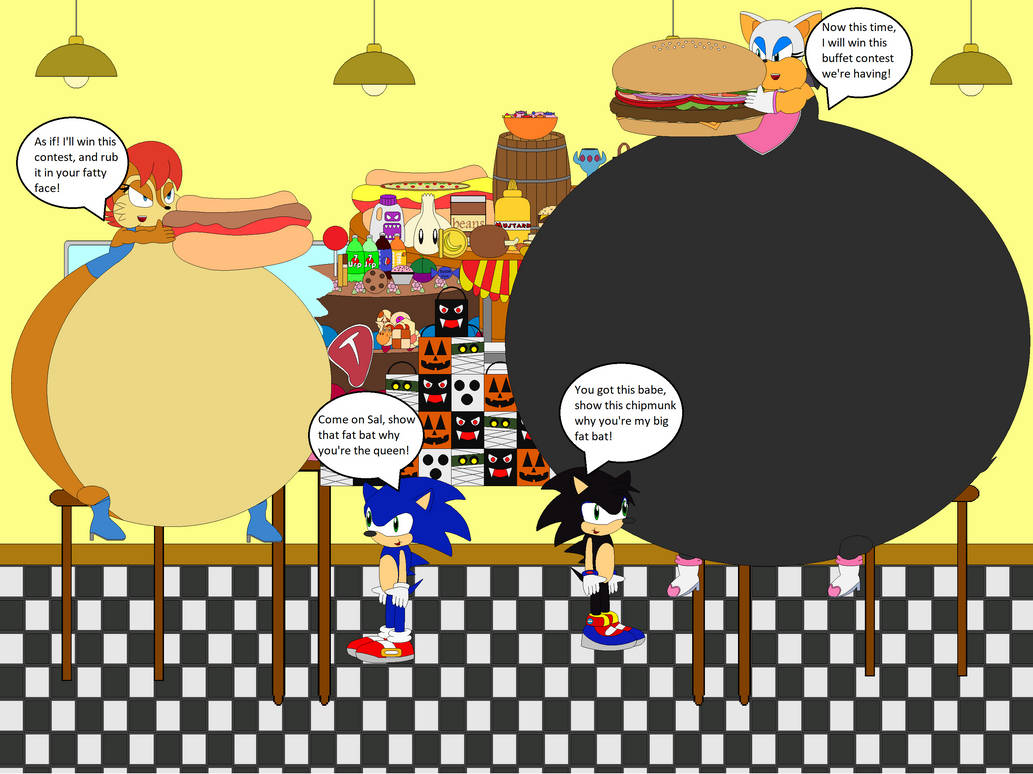 Sally vs. Rouge Buffet Eating Contest (1 of 2) by AndrewMachina on ...