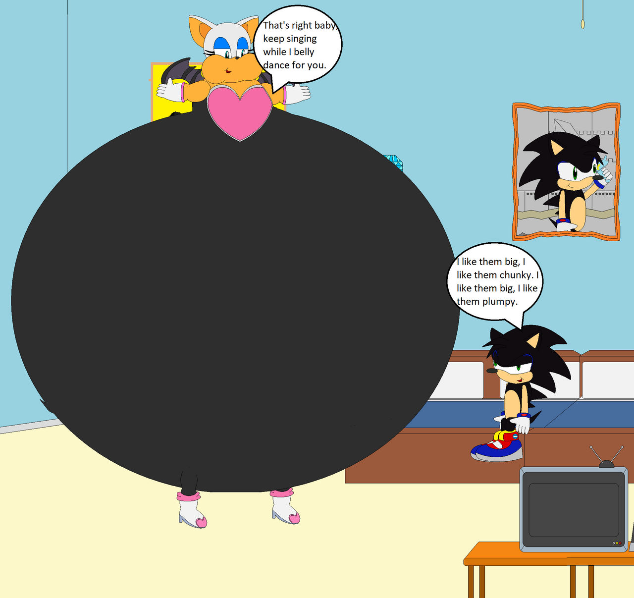 Big and Chunky Rouge by AndrewMachina on DeviantArt