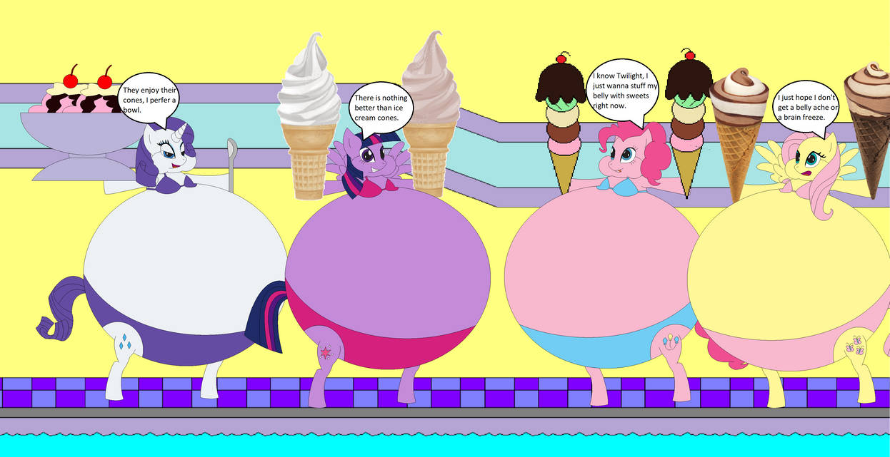 Pomy Fat Fat Ponies in Bikinis Hanging Out (1 of 3) by AndrewMachina on DeviantArt