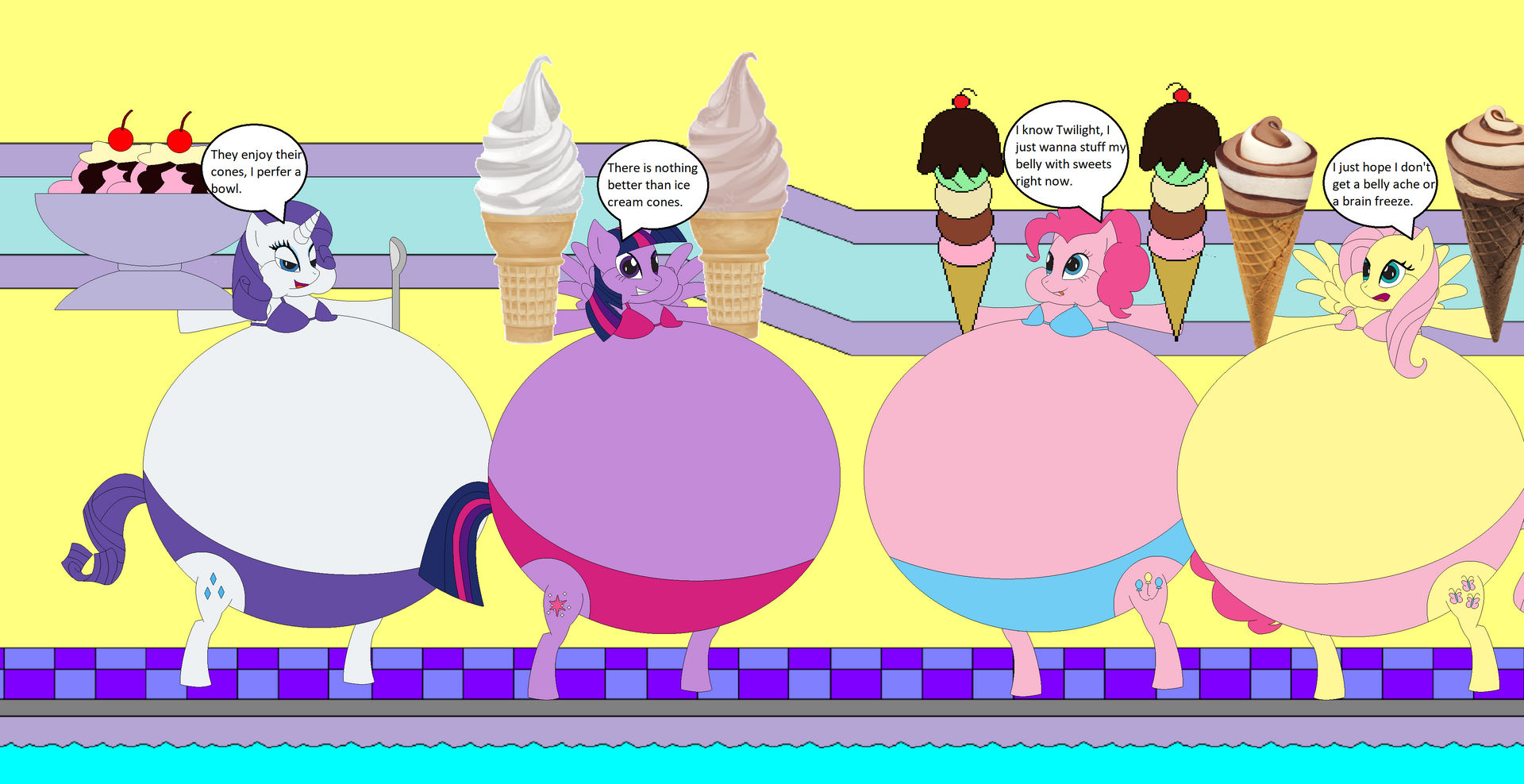Fat Ponies In Bikinis Hanging Out 1 Of 3 By AndrewMachina On DeviantArt fat-ponies-in-bikinis-hanging-out-1-of-3-by-andrewmachina-on-deviantart