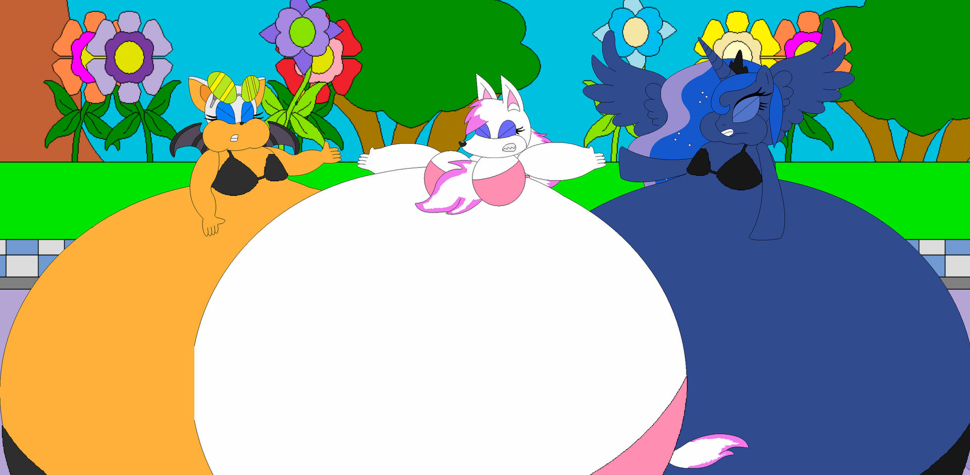 Pokemon Sumo Deviantart Team Sumo getting stuck on a Pool by AndrewMachina on DeviantArt