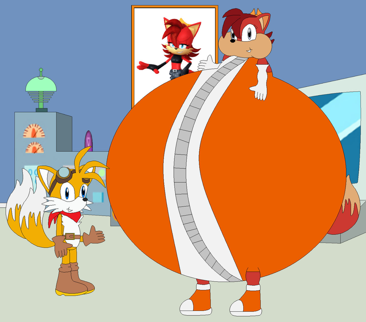 Sonic 2 Anniversary Tails by ThecapM on Newgrounds