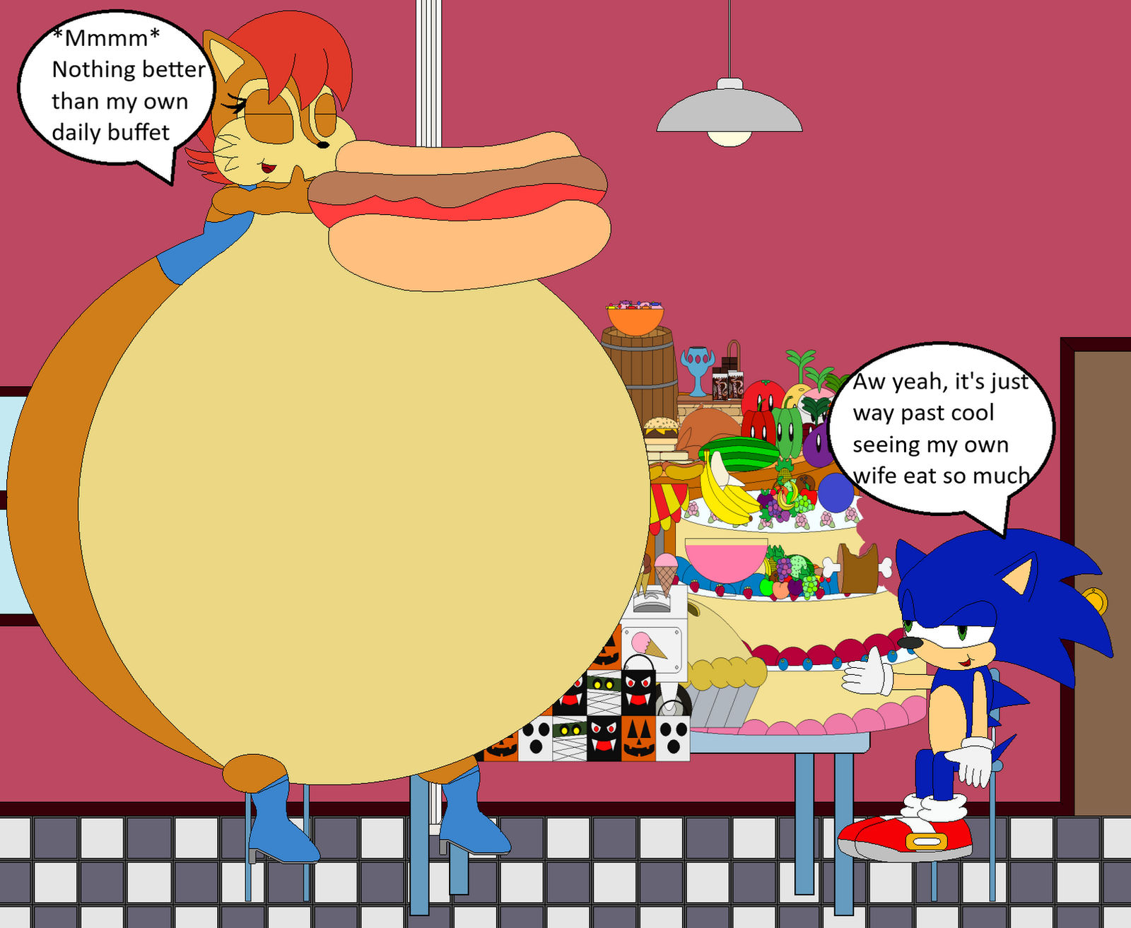 Deviantart Buffet (Request) Sally's Daily Buffet by AndrewMachina on DeviantArt