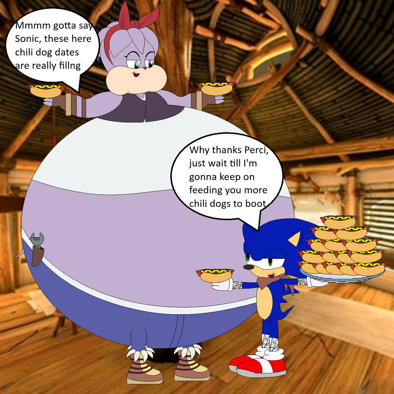 Fat Perci Boom Sonic x Fat Perci by AndrewMachina on DeviantArt