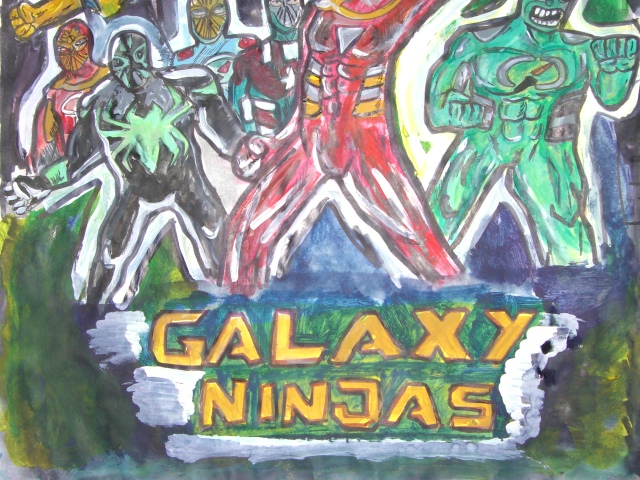 GALAXY NINJAS POSTER close up part 2