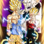 DBGT - Goku And Vegeta VS Shinron [Color]