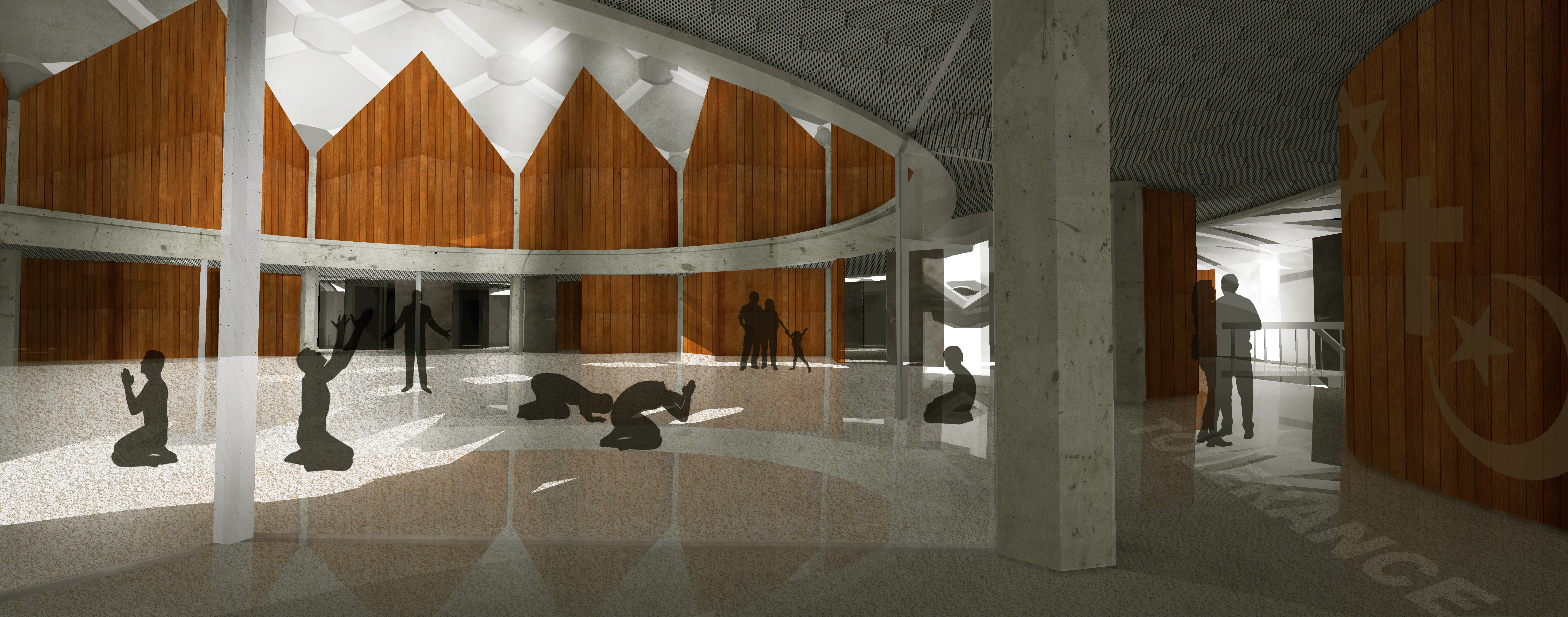 ARCH 406 Congregation Space Render