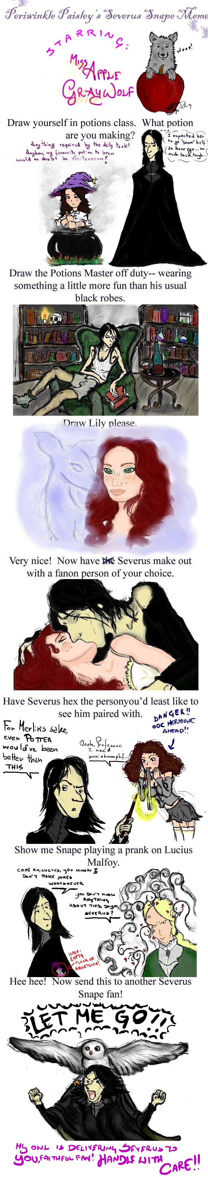 Severus Snape Art Meme