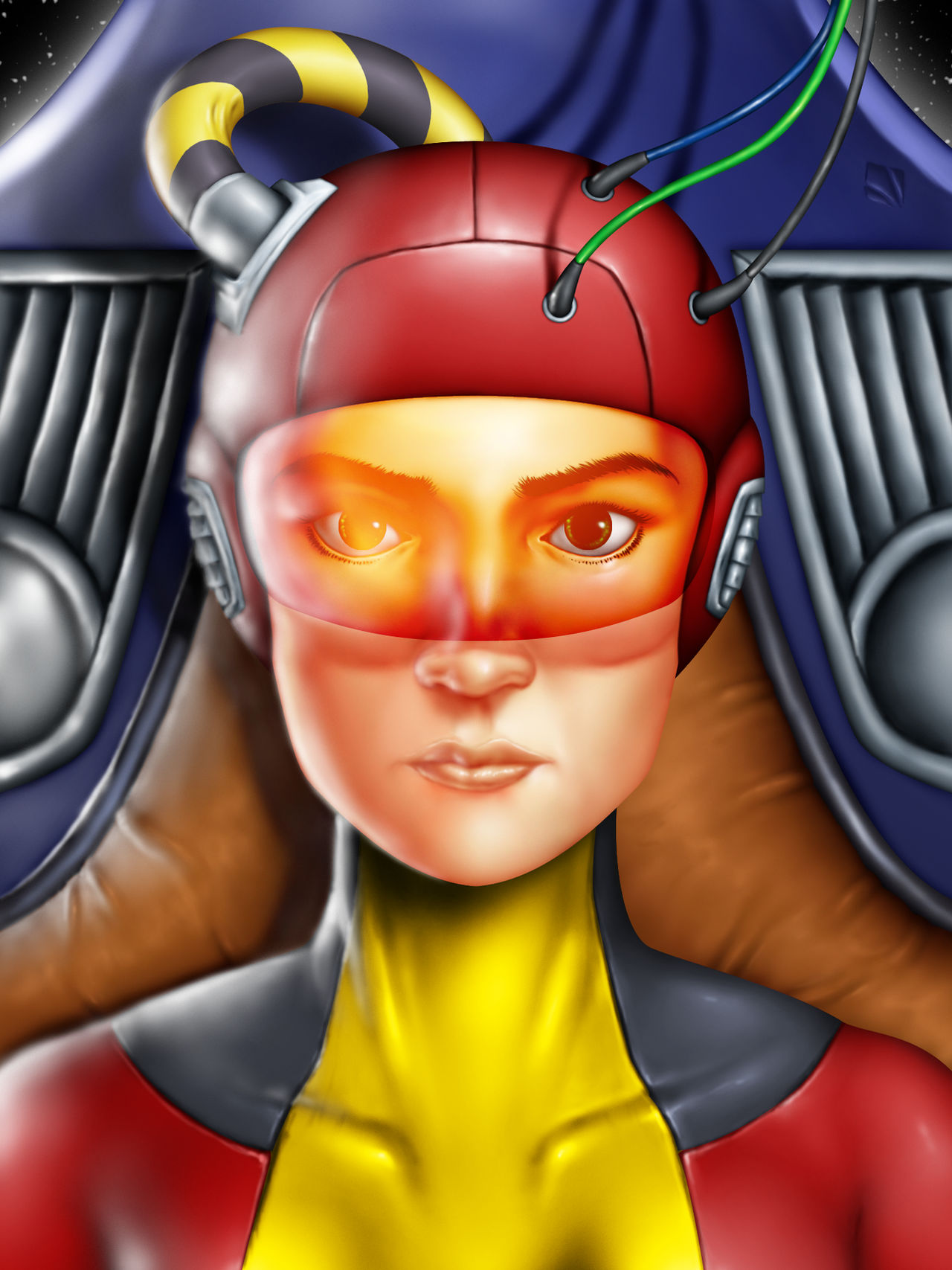 Female Pilot Deviantart Female Pilot Portrait 01 by Boaan on DeviantArt