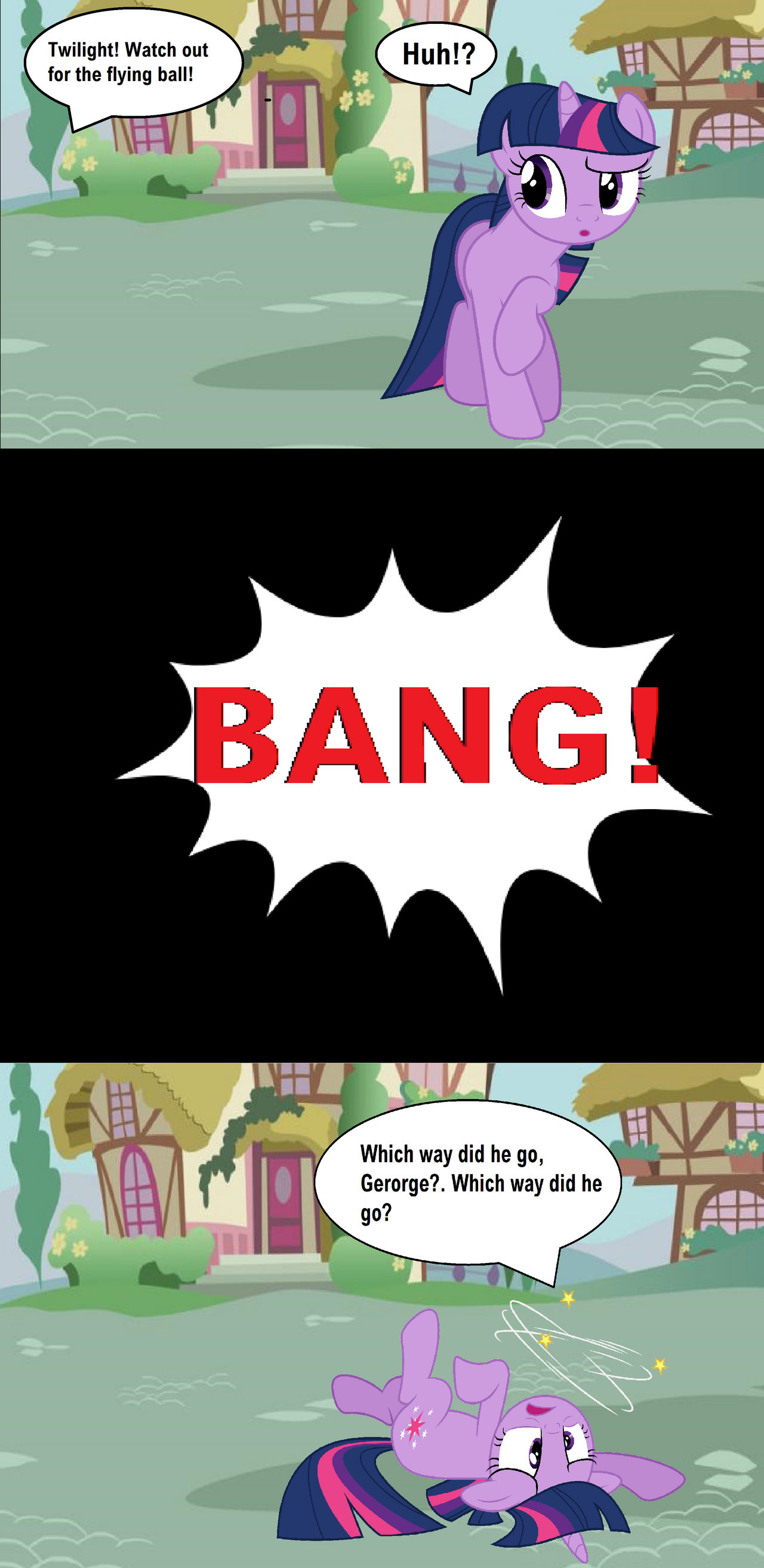 George Bush Mlp Which Way Did He Go, George? (MLP Comic) by Starman1999 on DeviantArt