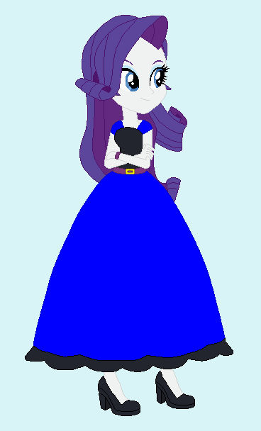 Rarity's New Blue and Blue Outfit by Starman1999 on DeviantArt