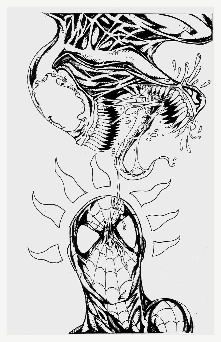 Spiderman and Venom