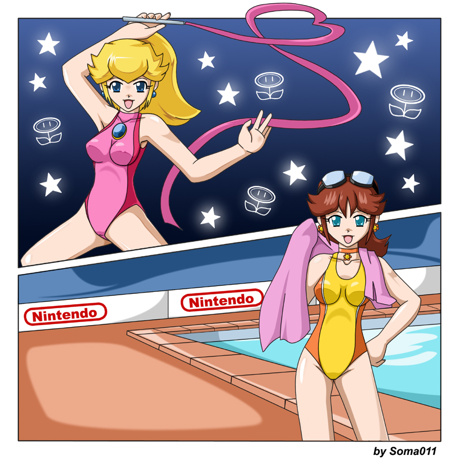 Peach and Daisy at Olimpic Games