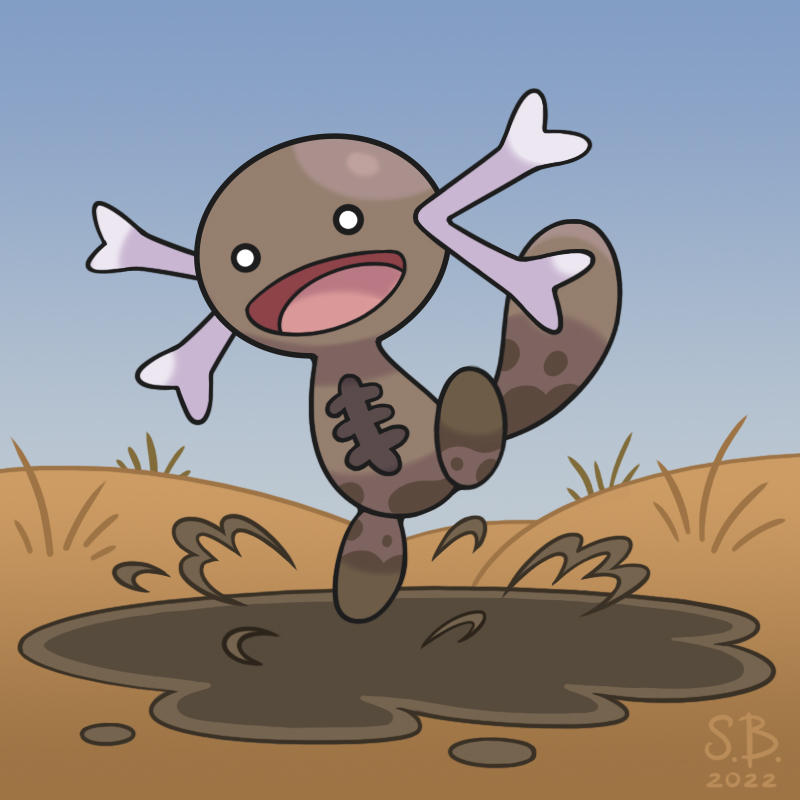 Pokemon Scarlet/Violet - Paldean Wooper by Stellabluegirl on DeviantArt