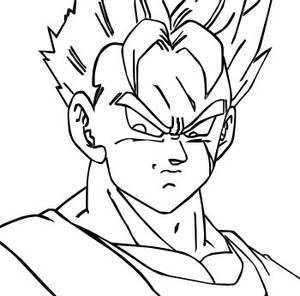 Future Gohan ssj1 Lineart