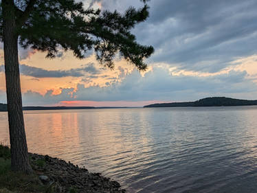 Sunset over Georgia/ South Carolina Border 2