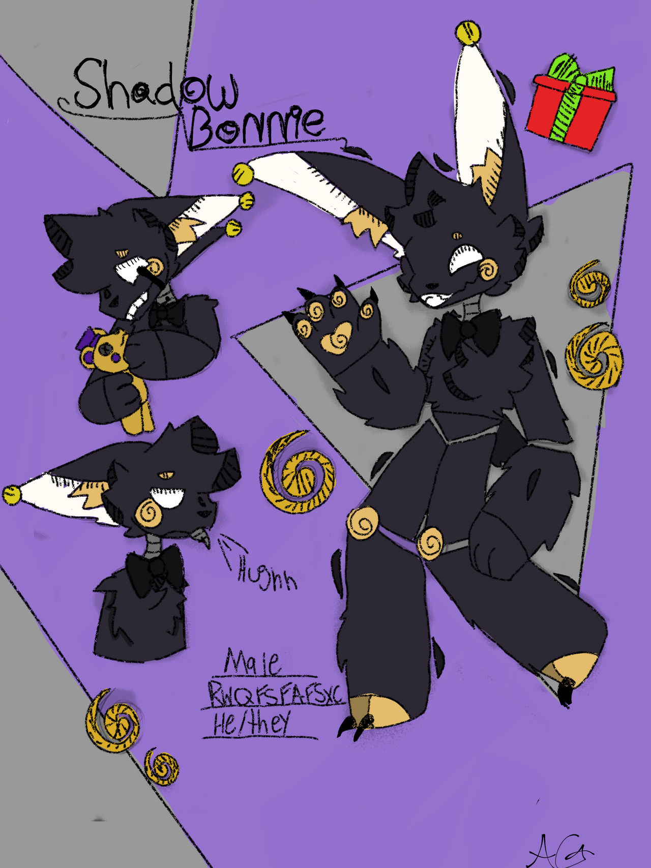 Shadow Rabbit Fnaf Fnaf shadow bonnie by ShadowLeftBon on DeviantArt