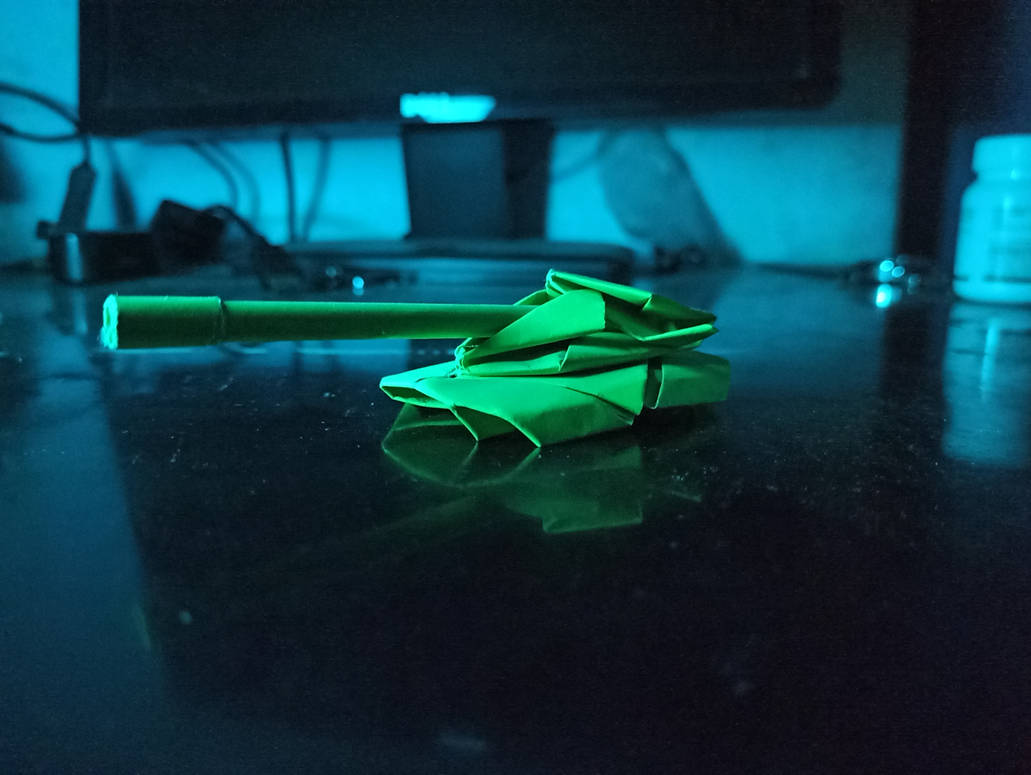 Origamy Tank Origami tank by BergeousPermit on DeviantArt