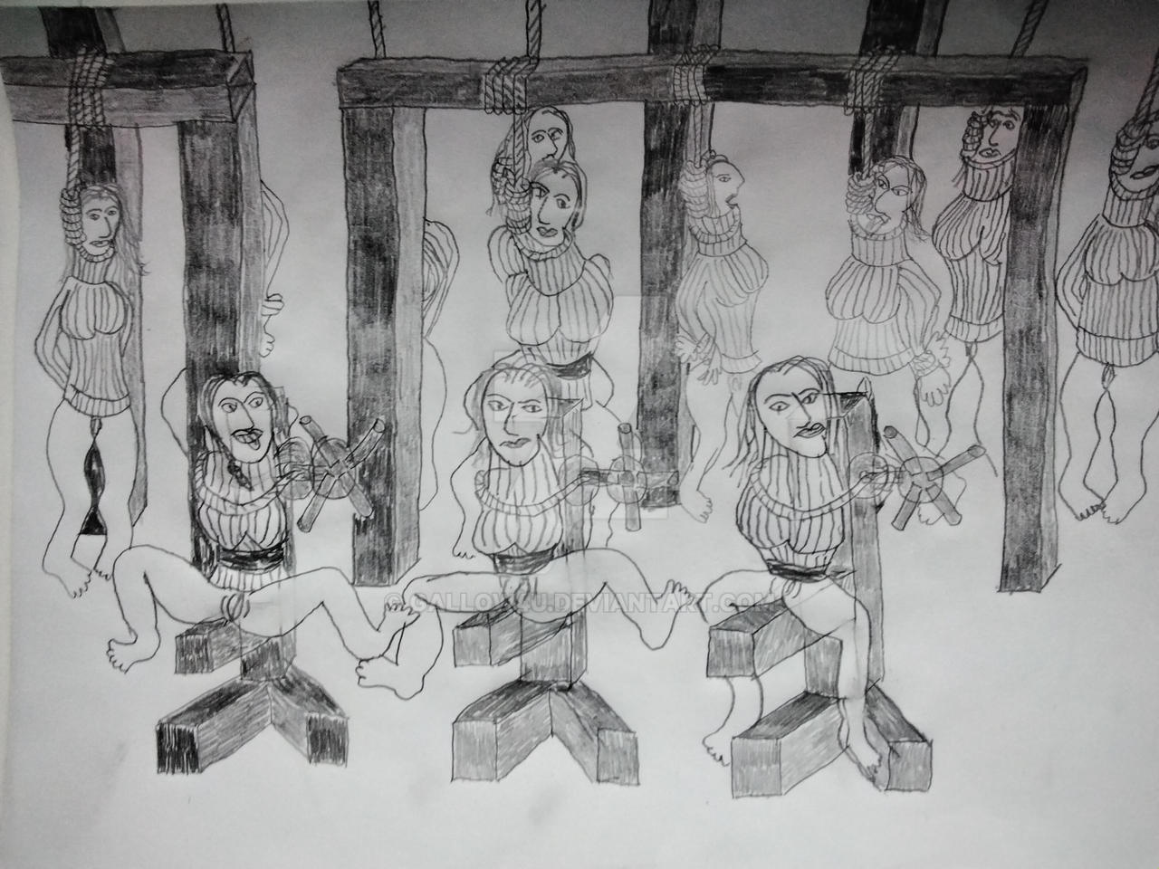 Garotting Mass-Hanging and Garotting of Sweaterslavegirls by gallow4u on DeviantArt