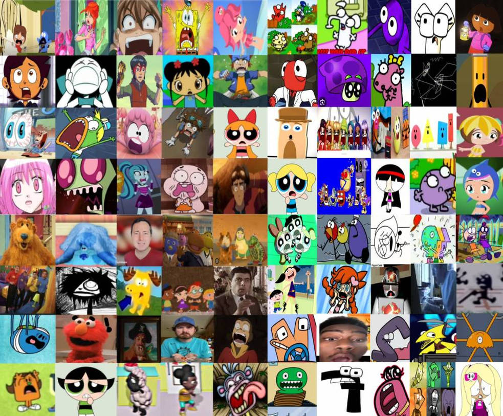 All Character Shocked And Scream by TnArt2022-2023 on DeviantArt