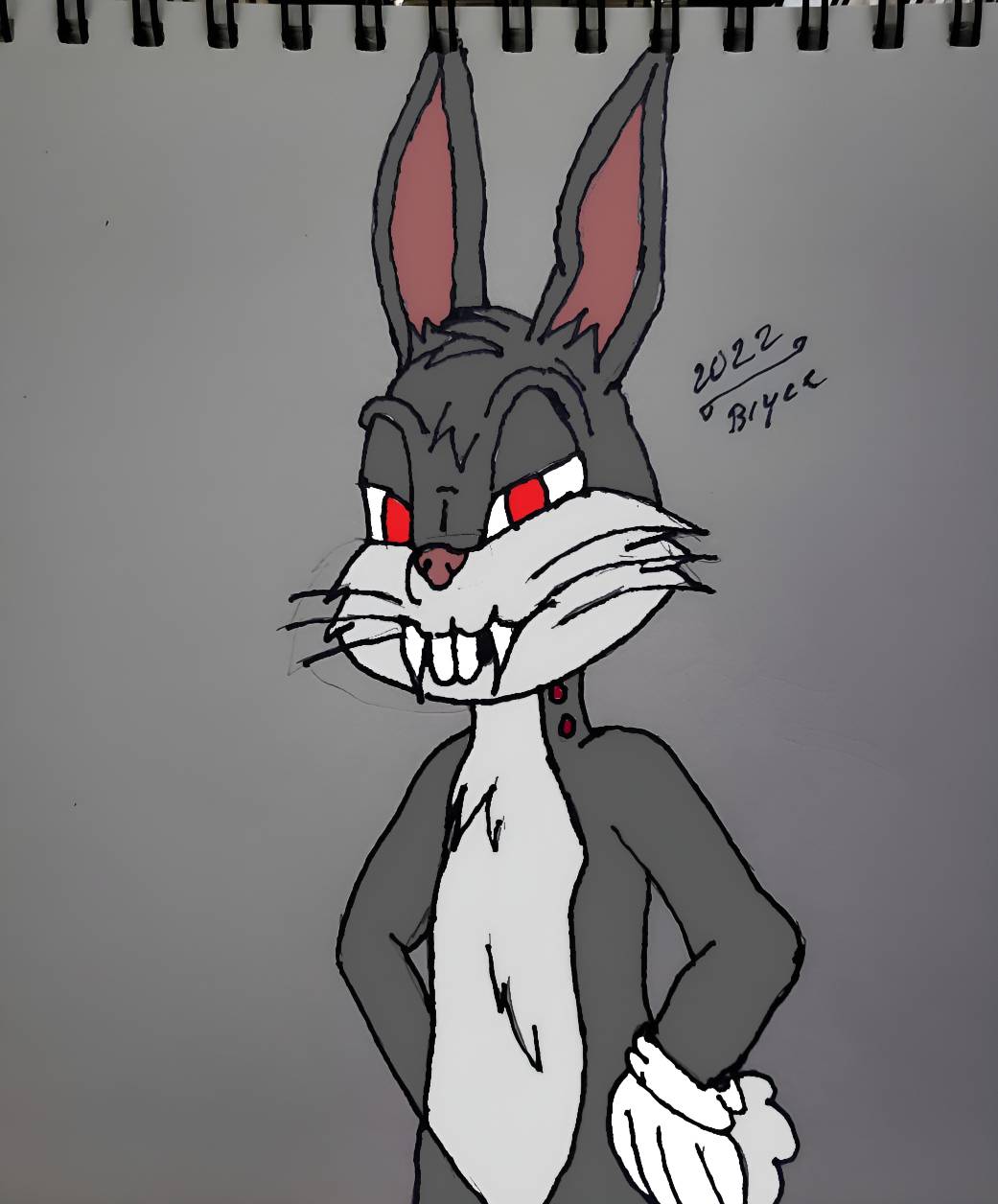 Looney Fangy Tunes - Vampire Bugs Bunny by SirDucksWorthythe3rd on