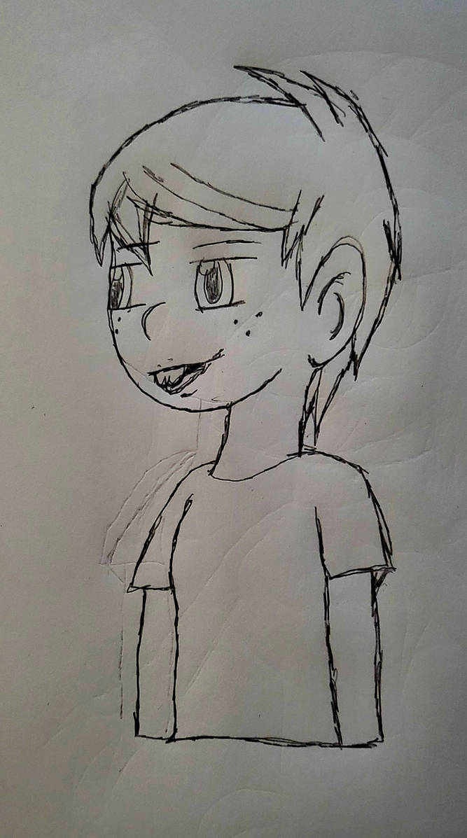 Lincoln loud concept art for a loud tale bio-Vamps by ...