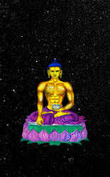 Buddha Galacticus by lavendertiger
