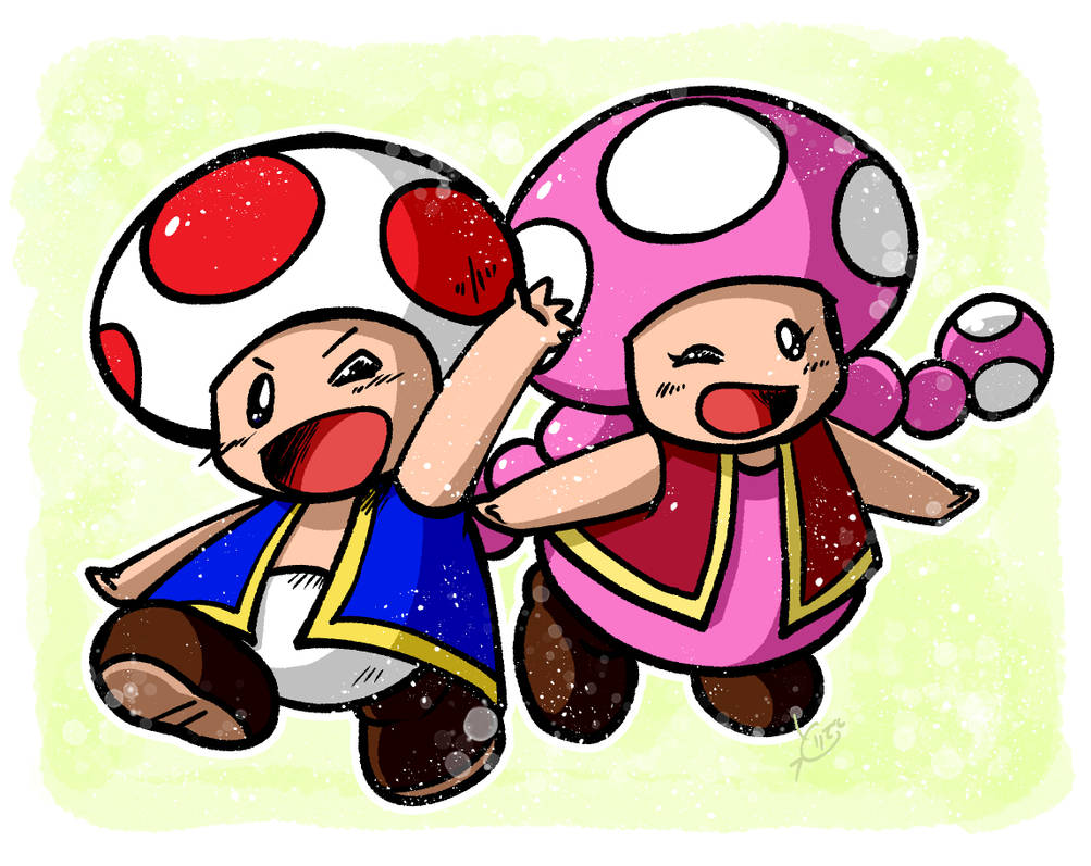 Toad And Toadette By Ronin213 On DeviantArt toad-and-toadette-by-ronin213-on-deviantart