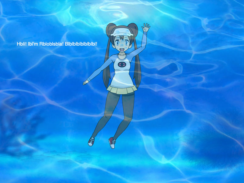 Pokemon Rosa Water Pokemon Rosa talks and blows bubbles underwater by ChrisGraduate27 on ...