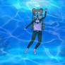 Pokemon Rosa Scuba Diving
