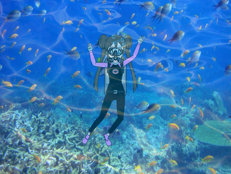 Pokemon Rosa Water Pokemon Rosa Scuba Diving by ChrisGraduate27 on DeviantArt