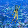 Totally Spies Scuba Alex talking underwater