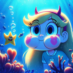 Star Butterfly Underwater 