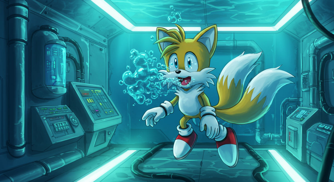 Tails in his underwater lab by ChrisGraduate28 on DeviantArt