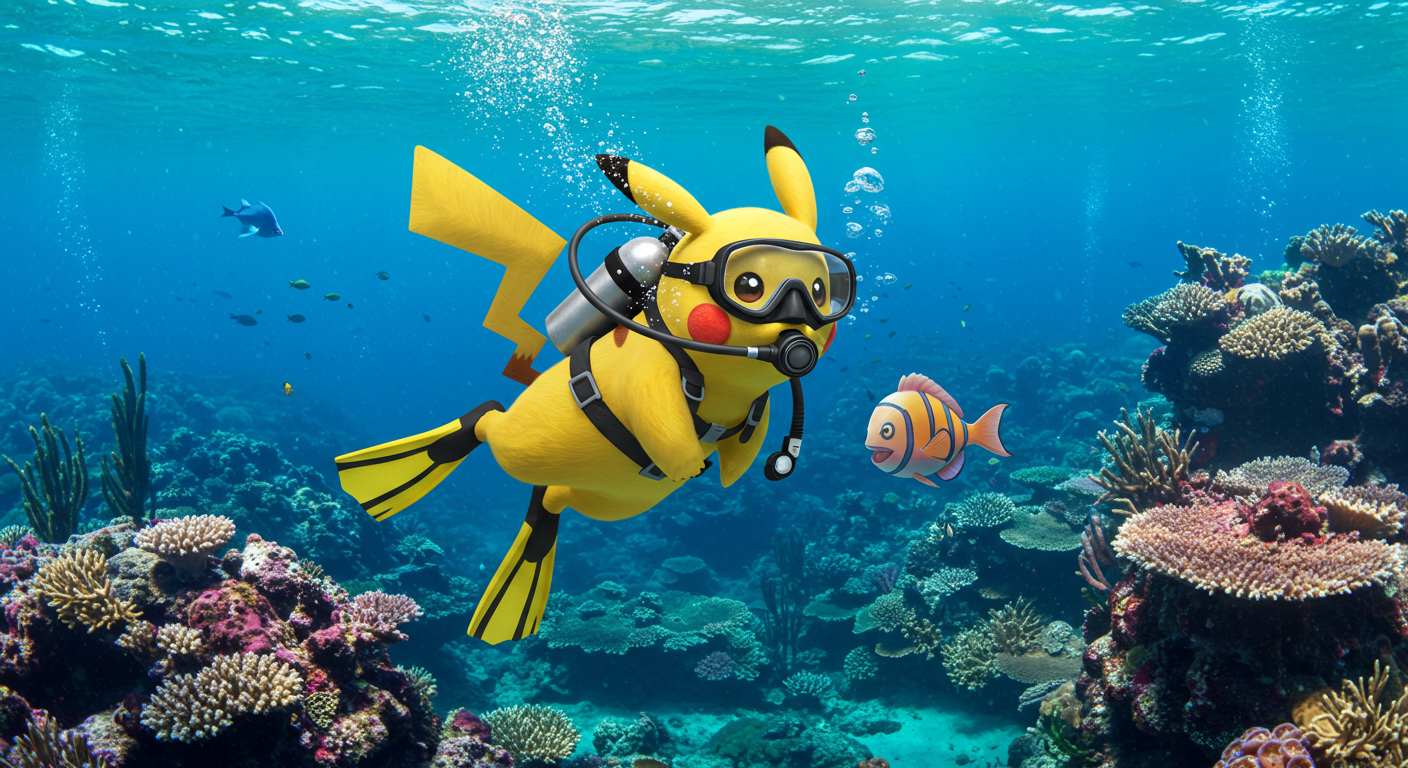 Shiny Scuba Pikachu (Non background) Pokémon Go Registered or 30 Days Shiny Scuba Pikachu (Non background) Pokémon Go Registered or 30 Days