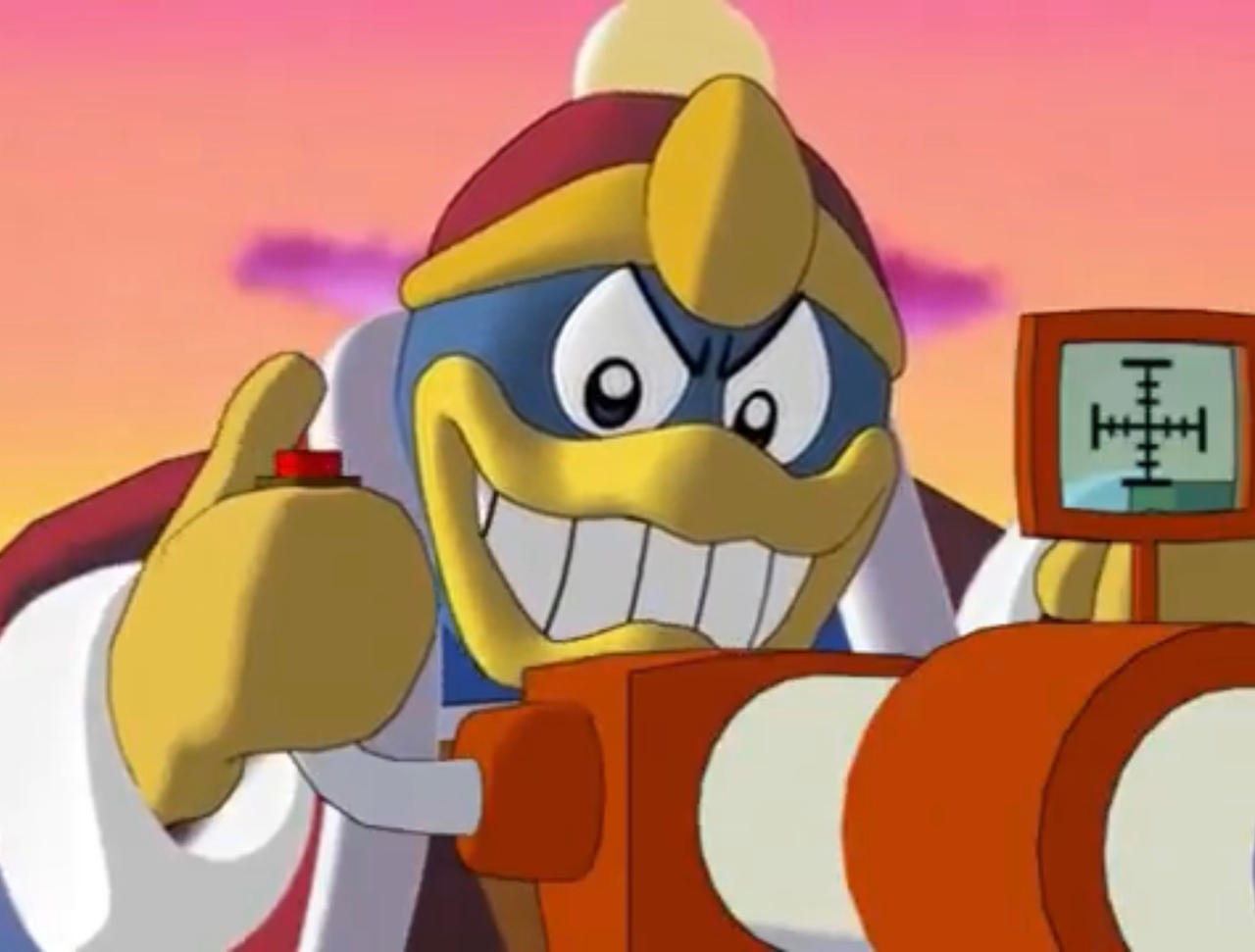 Dedede Turn King Dedede struggling with the cannon by ChrisGraduate28 on DeviantArt