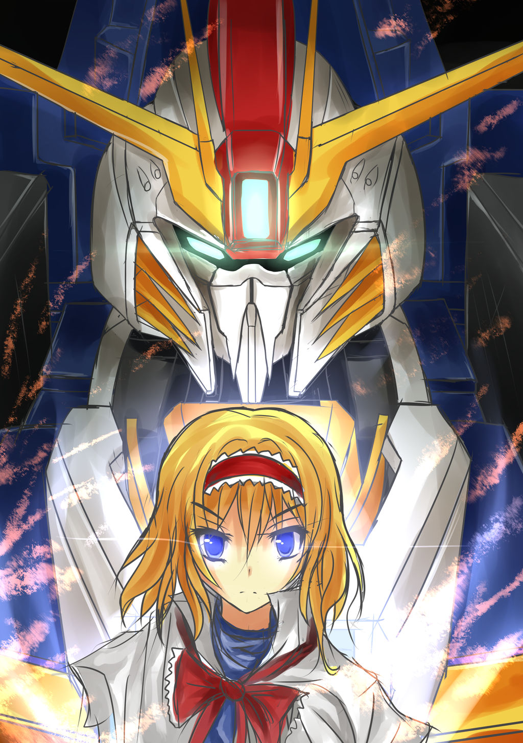 Ex S Gundam Alice Quickpaint By Lazyremnant On Deviantart