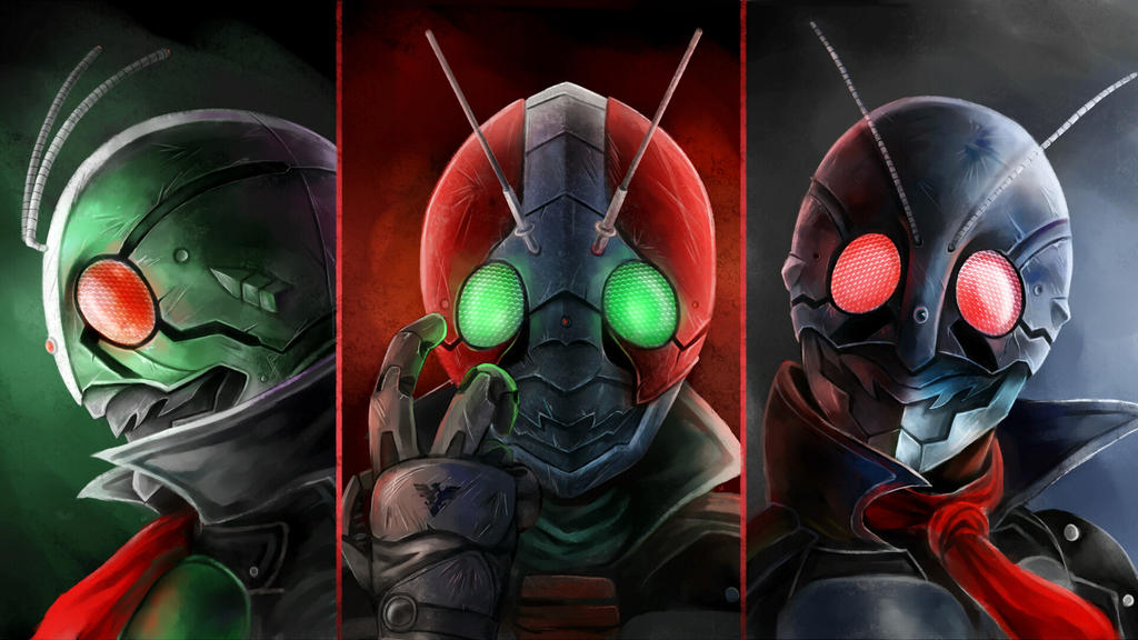 Three Color Rider Three Riders by LazyRemnant on DeviantArt