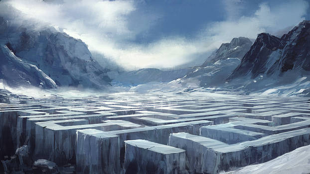 Speedpaint: Ice Labyrinth