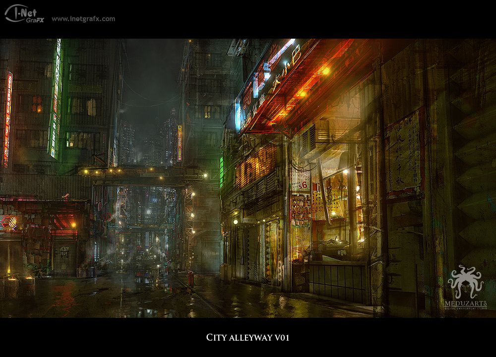 Chinese Alley by inetgrafx