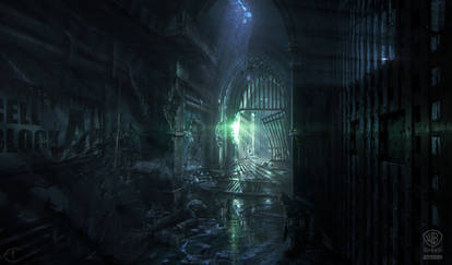 Batman - Arkham Origins: BLACK GATE HALLWAY