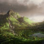 Speedpaint: Green hills