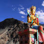 32 metre statue of Maitreya Buddha near Diskit