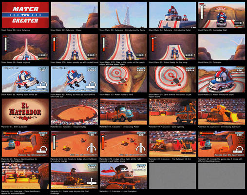 Storyboard: Cars Race-O-Rama II