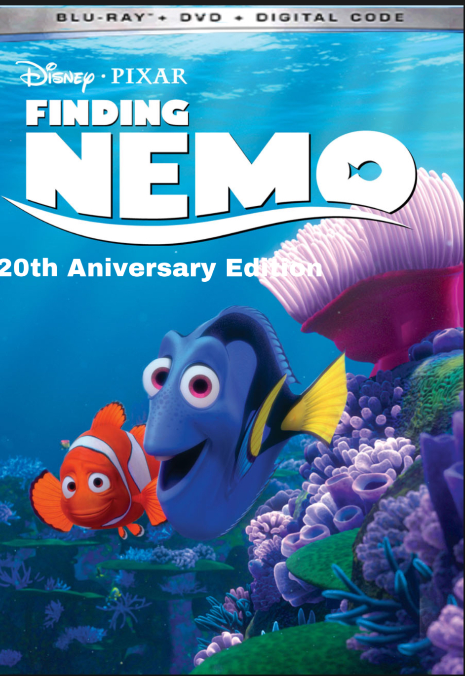 Finding Nemo 20th Anniversary Edition Blu Ray by Sheriffspyro14 on ...