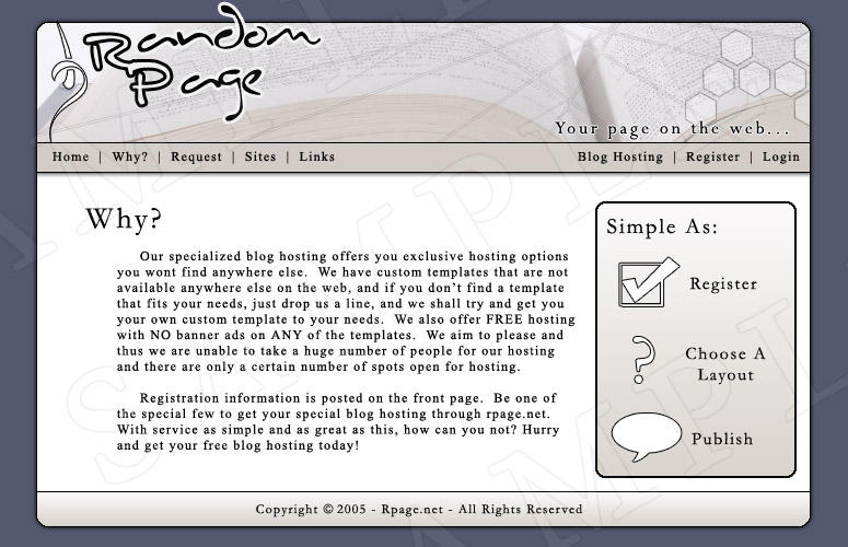 Random Page Writing The Random Page - Layout 2 by Rehsa4 on DeviantArt