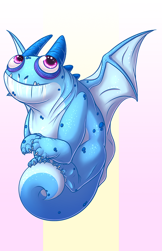 Blue Pug Dragon