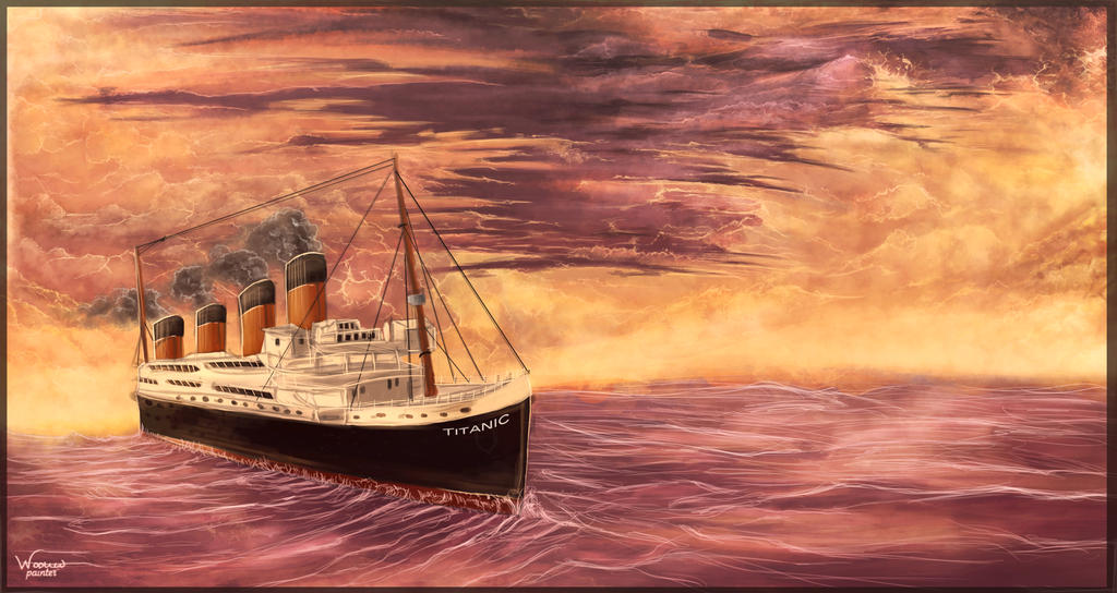 Titanic View Deviantart TITANIC by WoouwPainter on DeviantArt
